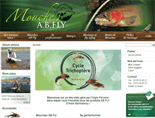 Tablet Screenshot of mouches-abfly.com